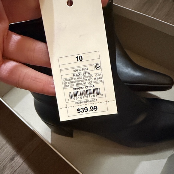 Black Ankle Boots - Picture 2 of 3